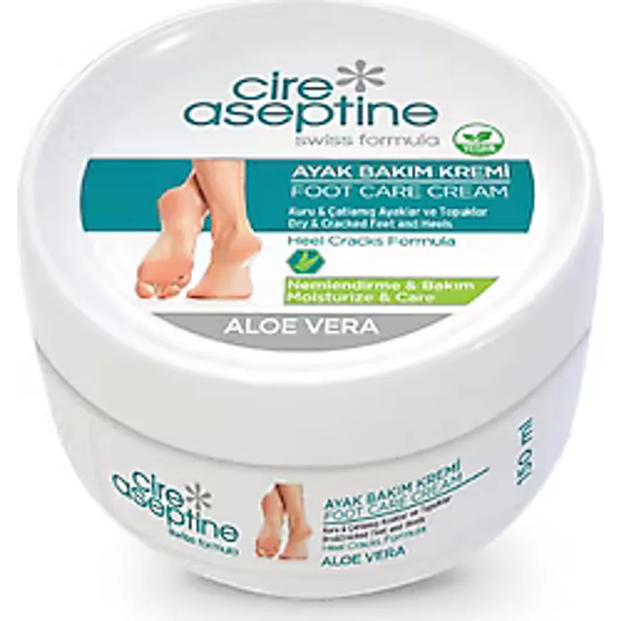 Cire Aseptine Aloe Vera Ayak Bakım Kremi 150 ml