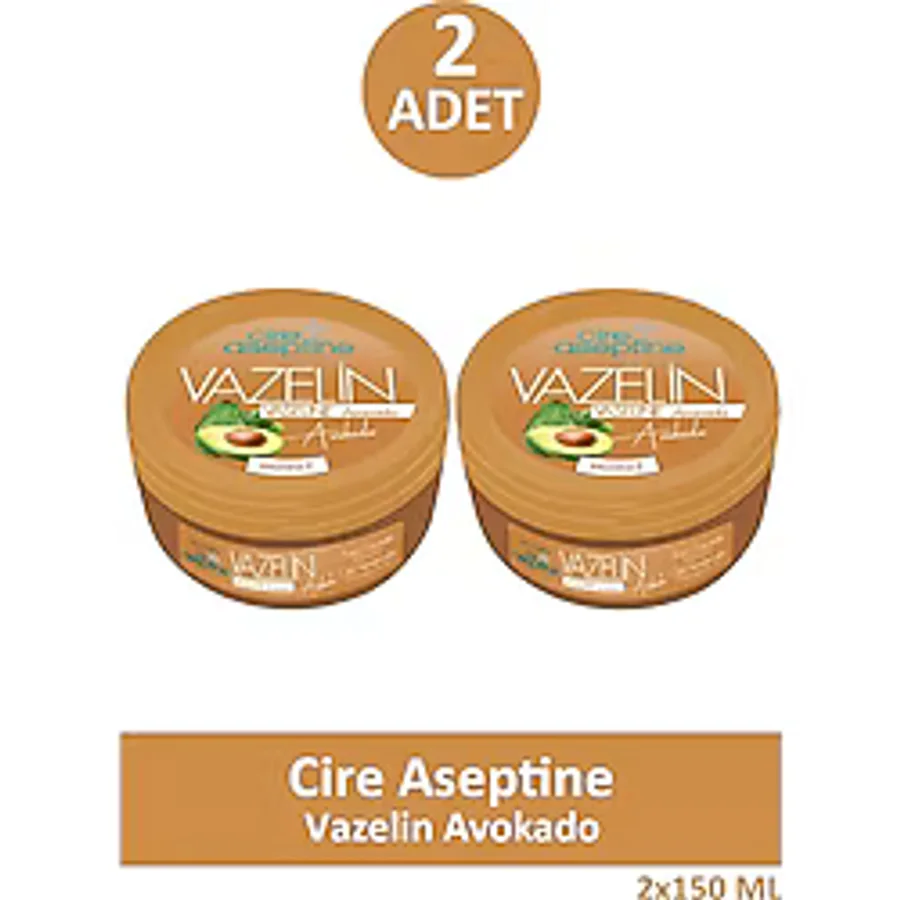 Cire Aseptine Avokado 150 ml 2 Adet Vazelin