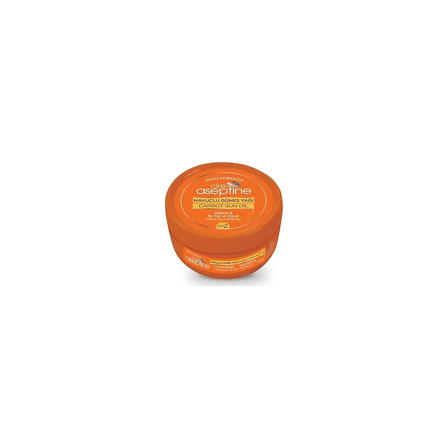 Cire Aseptine Havuç Yağı 100 ml 2 Faktör Bronzlaştırıcı Yağ