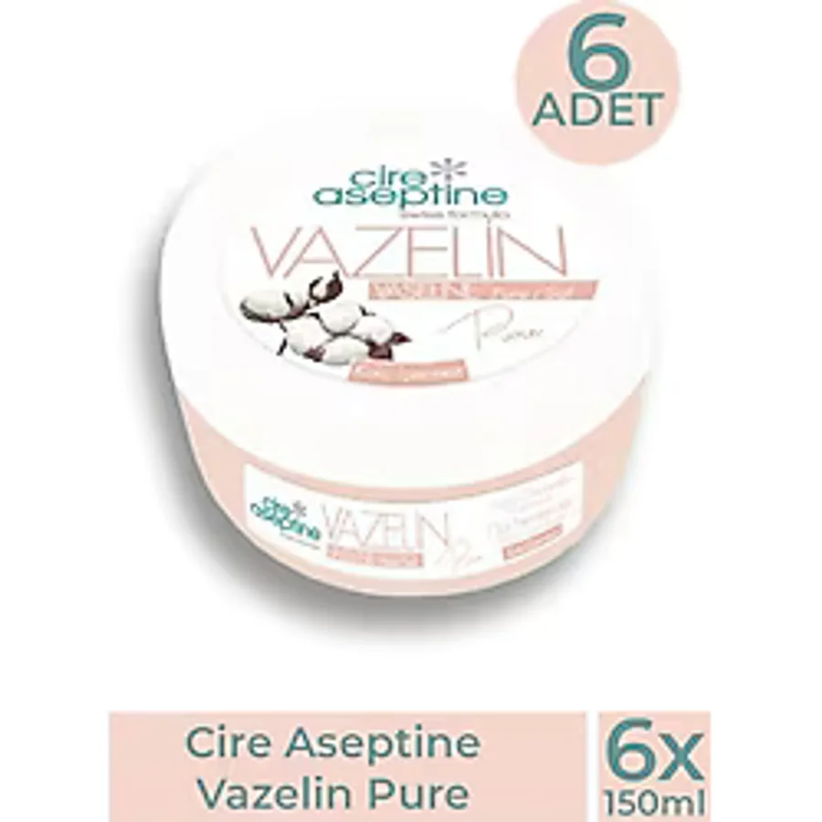 Cire Aseptine Pure 150 ml 6 Adet Vazelin