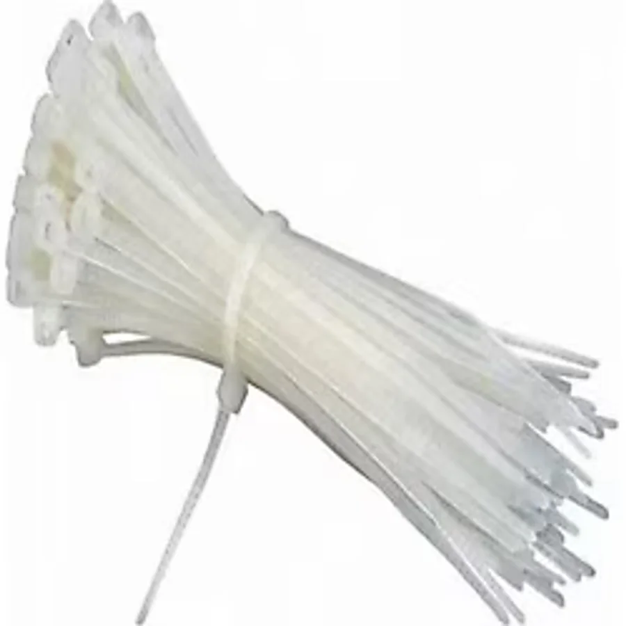 Cırtlı Plastik Kelepçe 3,6x300 100 Adet Beyaz Kablobağı