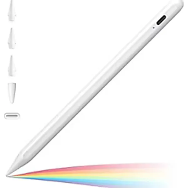 Cisteen İpad(2018-2025)Pro11m4-Air11m2-İp10/9/8/7/6-Air5/4/3-Mini6/5 İçin Avuç İçi Reddi Aktif Stylus Kalem