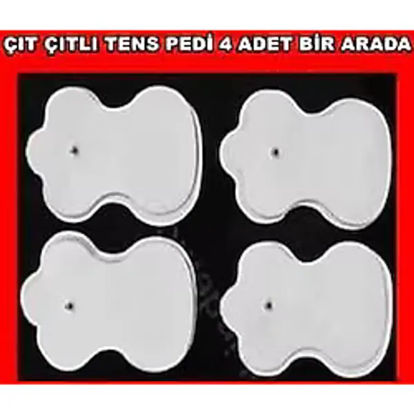Çıtçıtlı Tens Pedi 4 Lü