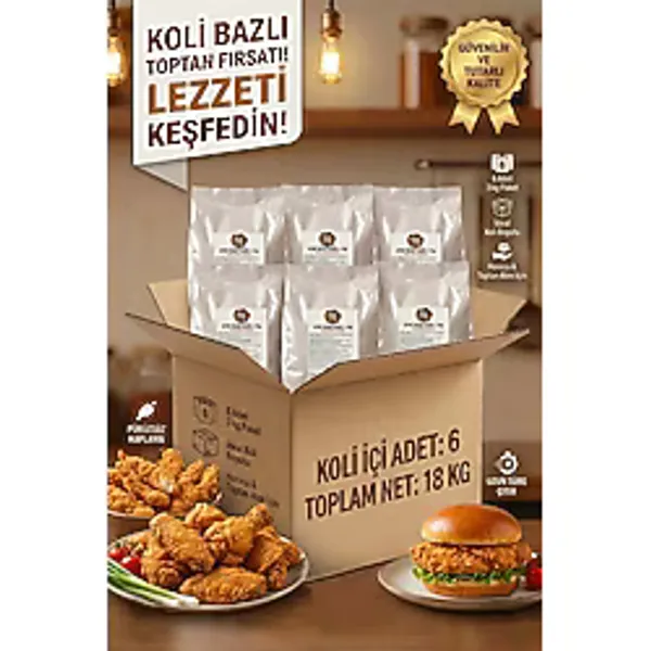 Çıtır Tavuk Pane Harcı 3000 G x 6 Adet - 1 Koli (Koli Bazlı Avantaj Paketi)