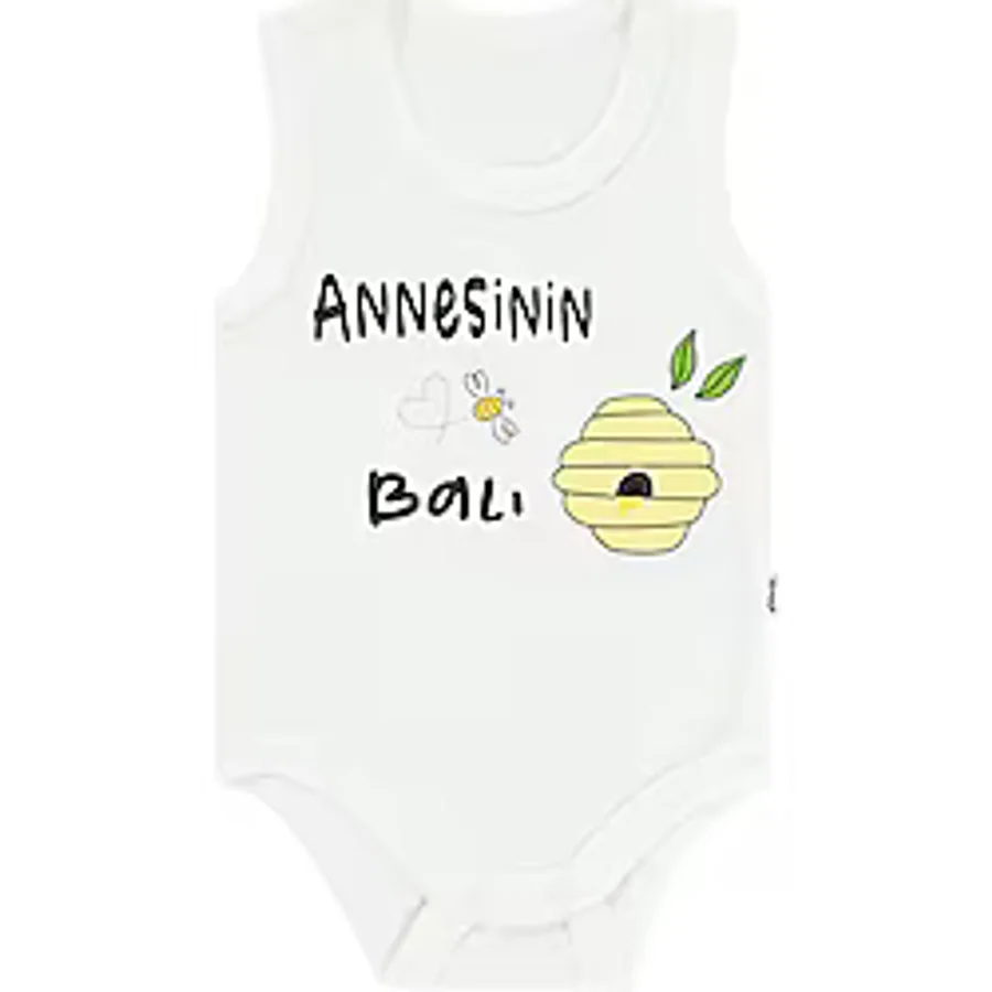 Civil Baby Bebek Çıtçıtlı Badi 1-36 Ay Ekru