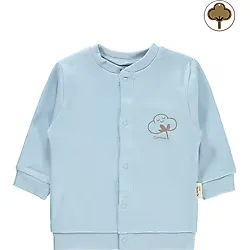 Civil Baby Bebek Organik Hırka 1-12 Ay Mavi