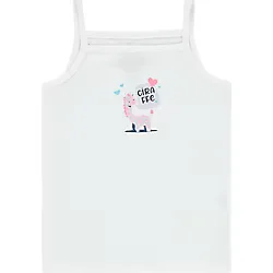 Civil Baby Kız Bebek Atlet 9-18 Ay Ekru