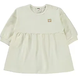 Civil Baby Kız Bebek Elbise 6-18 Ay Ekru