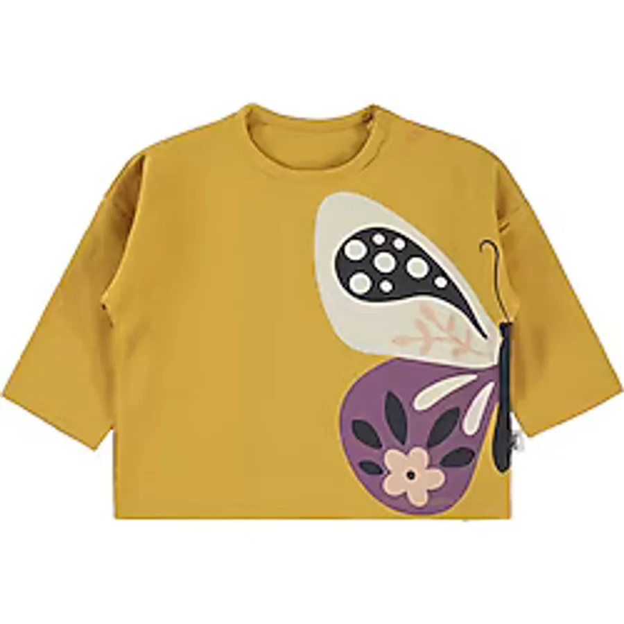 Civil Baby Kız Bebek Sweatshirt 6-18 Ay Hardal Hardal