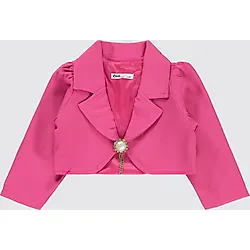 Civil Girls Broşlu 2-5 Yaş Bolero - Fusya 2-3 Yaş
