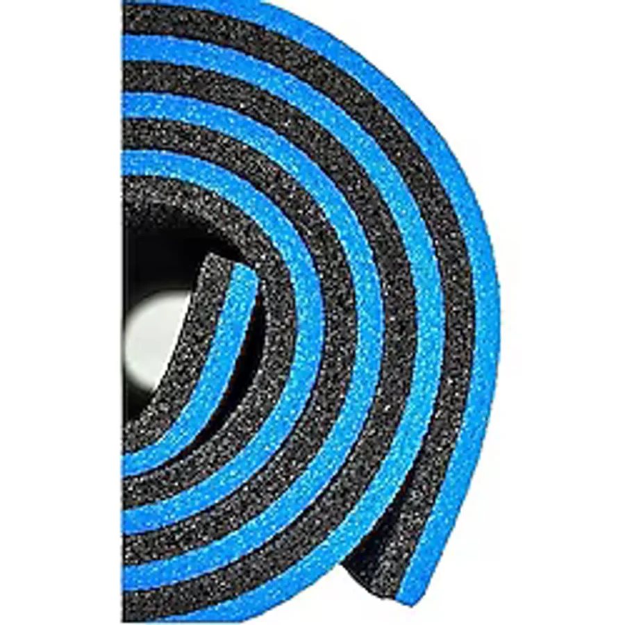 CKSpor 16 mm Pilates Minderi - 180x60 cm Kalın Yoga ve Egzersiz Matı, Kaymaz ve Yumuşak Yüzey, Taşınabilir ve Dayanıklı Spor Matı, Mavi
