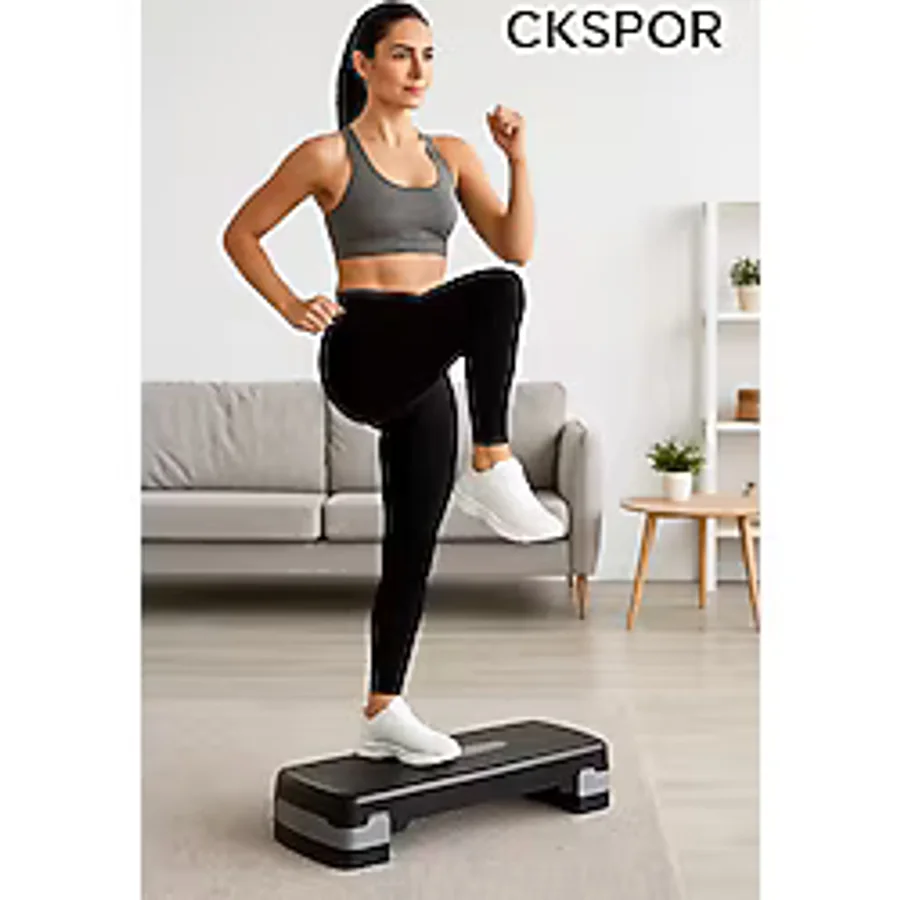 CKSpor Step Tahtası 2 Kademe Yüksekliği Ayarlanabilir Step Egzersiz Aleti CKS-7