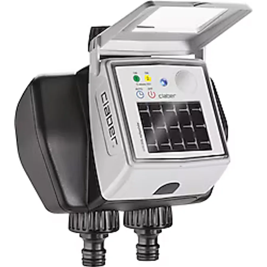 Claber 8498 Dual Myaquasolar, 2 Çıkışlı Otomatik Tımer-Sulama Zamanlayıcısı