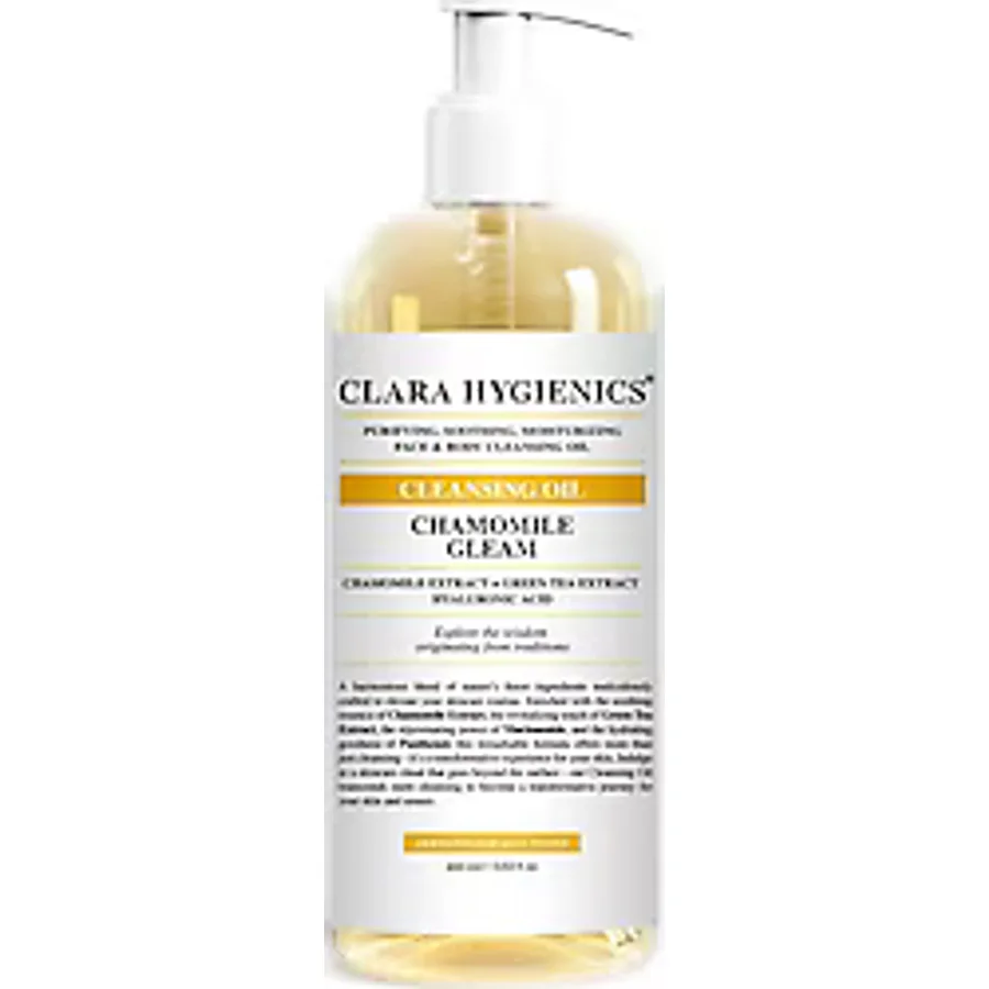 Clara Hygienics Chamomile Gleam Arındırıcı 400 ml Yüz ve Vücut Temizleme Yağı