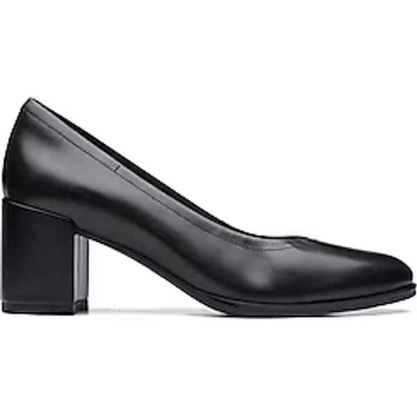 Clarks Deri Siyah Kadın Topuklu Ayakkabı 26170964 - 36