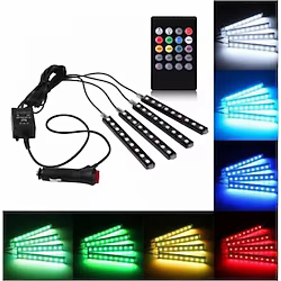 Class Ayak Altı Aydınlatma Kumandalı Led Rgb Müzik Duyarlı