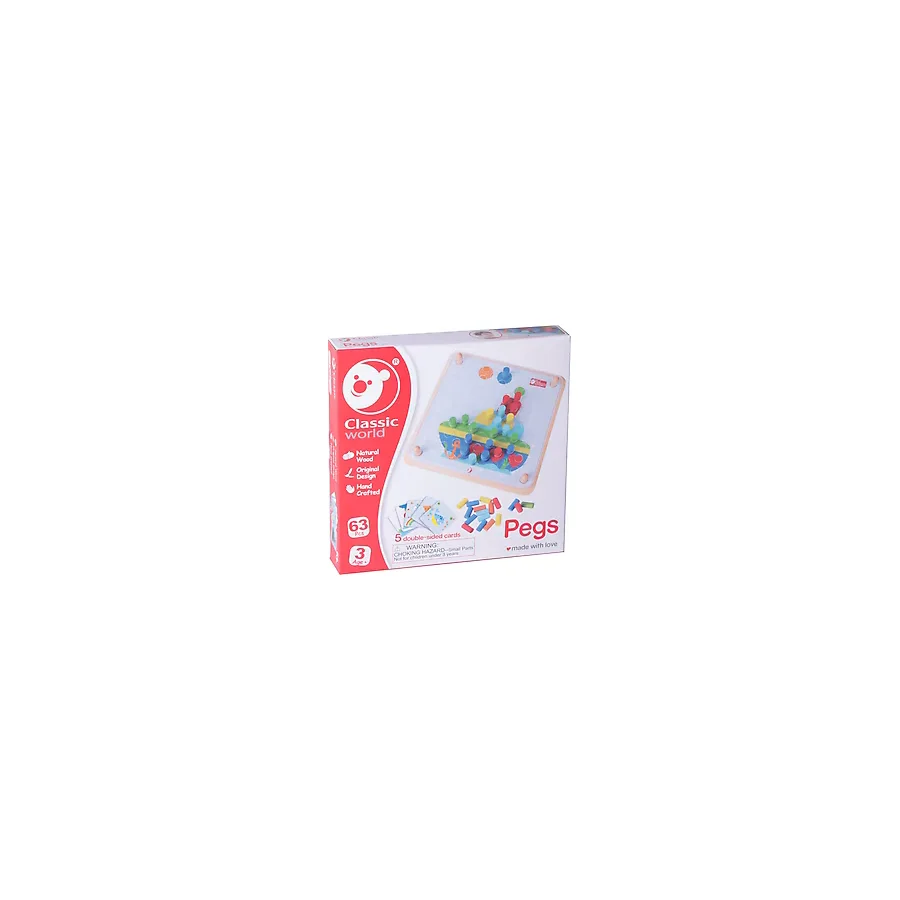 Classic World Ahşap Pim Bulmacası