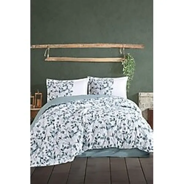 Clasy Ranforce Pamuk Çift Kişilik Dört Mevsim Set Putto V1 Mint - 220 x 230 cm