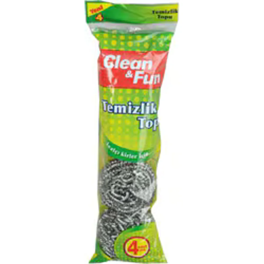 Clean&Fun 20 gr 4'lü Bulaşık Ovma Teli