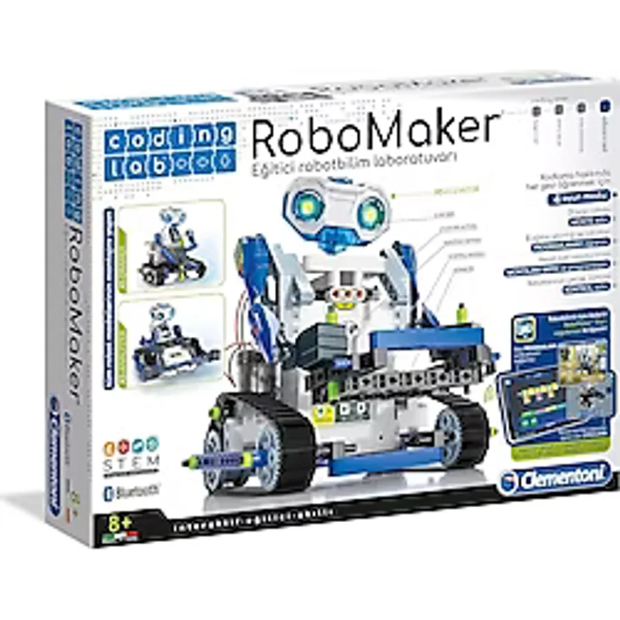 Clementoni 64442 Robomaker Start Eğitici Robotbilim Laboratuvarı