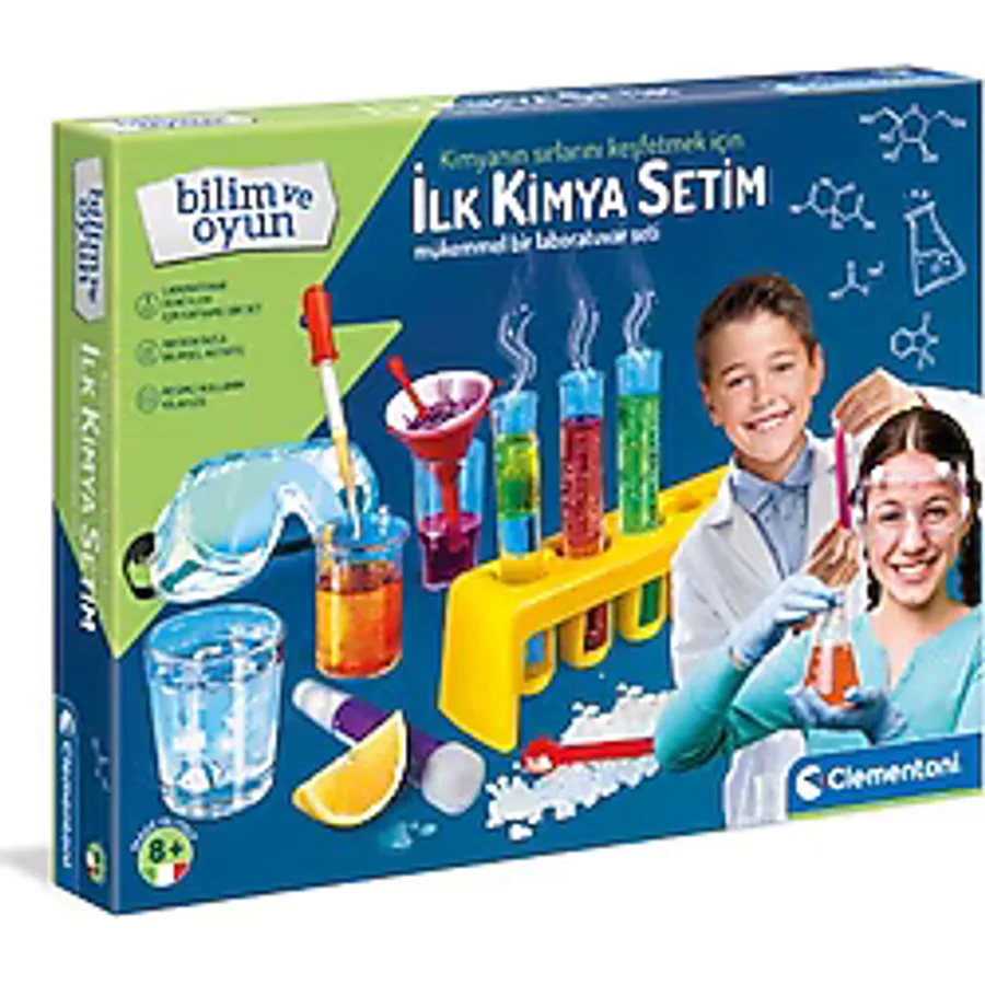 Clementoni Bilim ve Oyun İlk Kimya Setim 64228