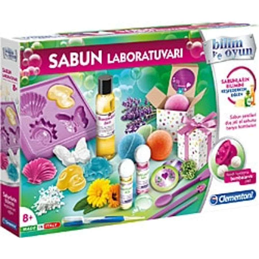 Clementoni Bilim ve Oyun Sabun Laboratuvarı 64433