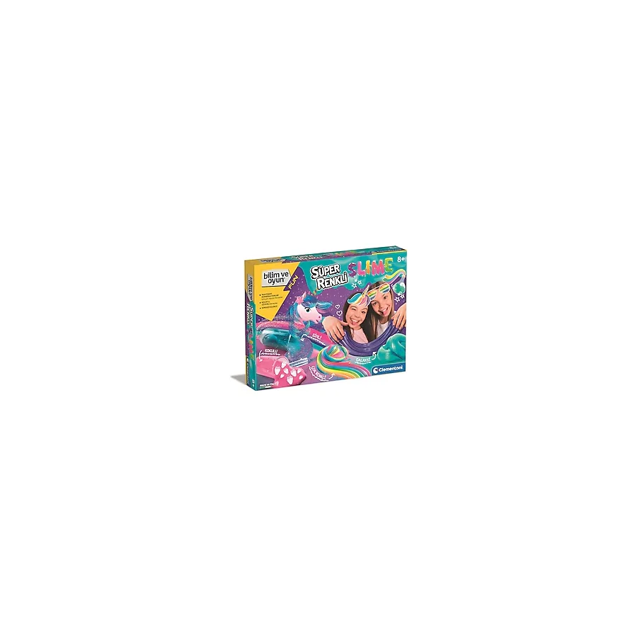 Clementoni Bilim ve Oyun Süper Renkli Slime 64812