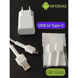 Cleo Cases Tarzını Yansıt Android Usb To Type-C Şarj Kablo Ucu Koruyucu