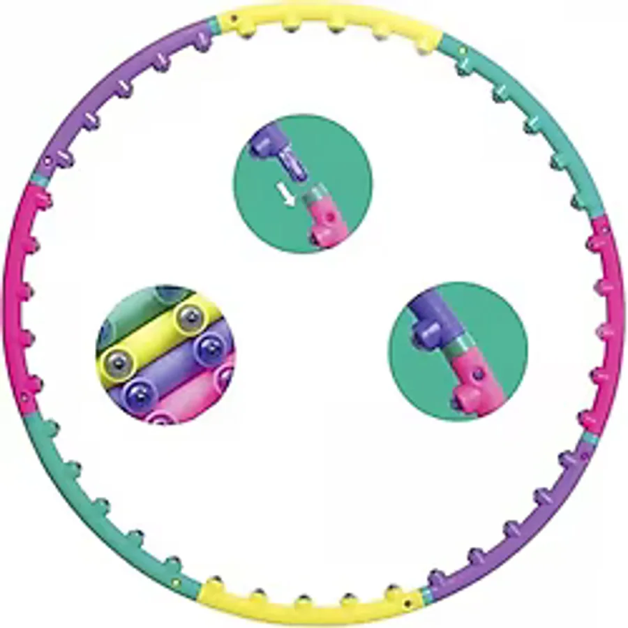 Clifton Masajlı Zayıflatıcı 6 Parça Çember Hulahoop 98 Cm 1000 Gr Hl2