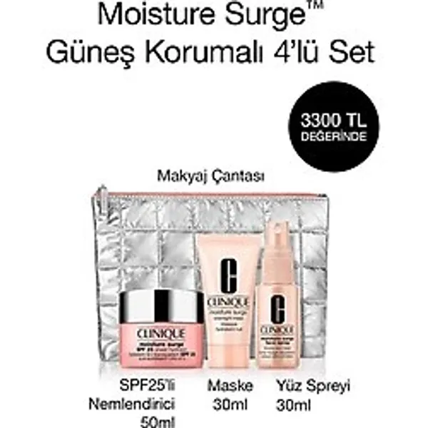 Clinique Moisture Meets Cilt Bakım Seti Spf25 50 ml