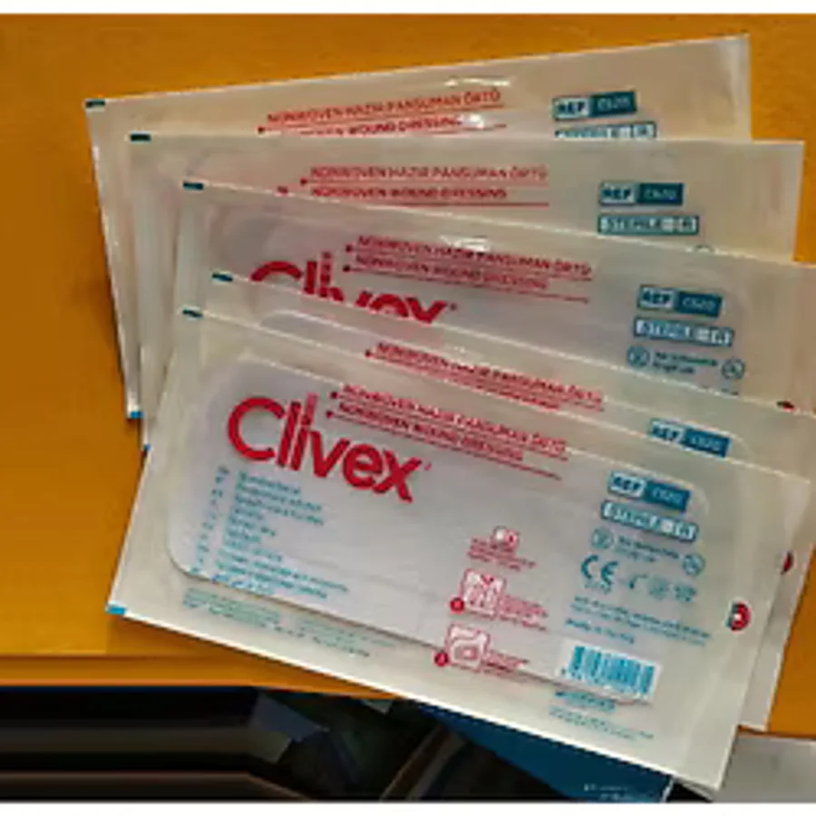 Clivex 9 x 20 cm Steril Hazır Pansuman Yara Örtüsü 10 adet