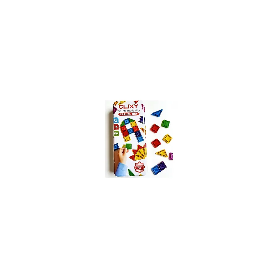Clixy Mini Manyetik Bloklar 64 Parça Travel Set