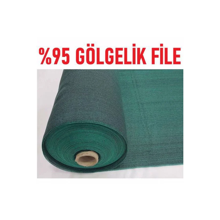 Clk Koyu Yeşil 1.5M X30 M Gölgelik File %95 Gölgeleme Filesi Bahçe Çit Örtüsü