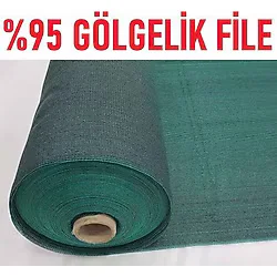 Clk Koyu Yeşil 1.5M X30 M Gölgelik File %95 Gölgeleme Filesi Bahçe Çit Örtüsü