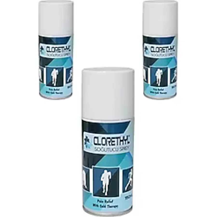 Clorethyl Soğutucu Sprey 150ml x 3 Adet
