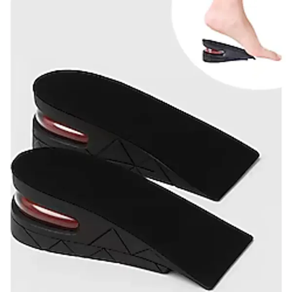cm Boy Uzatıcı Silikon Ortopedik Topuk Tabanlık - Yüksek Konforlu Gizli Yükseltici Ped (Unisex) (