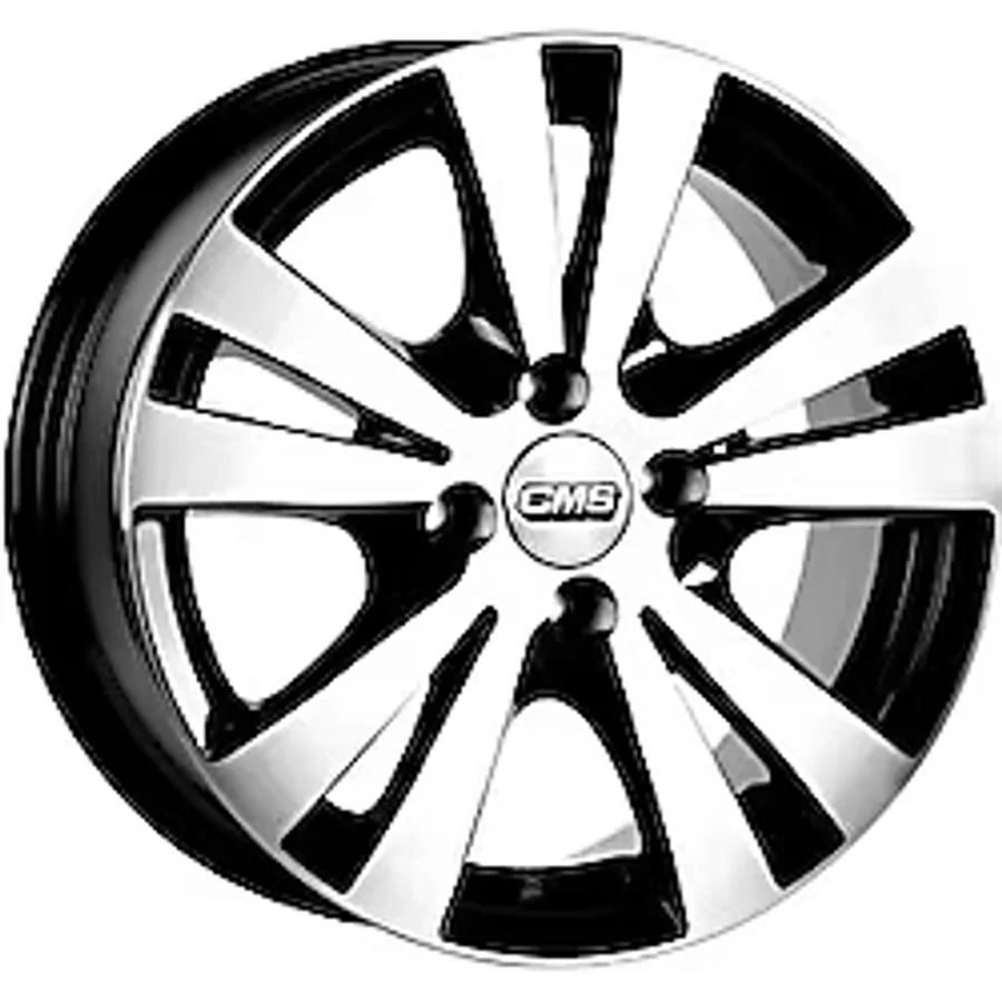 Cms-603-04 6.5x15"-4x108 Et15 65.1 Diamond Black Gloss Jant 4 Adet