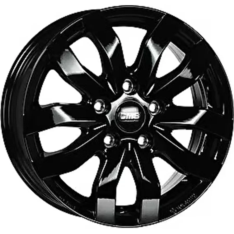 Cms-986-03 6.5x16-5x120 Et52 65.1 Complete Black Gloss Jant 4 Adet