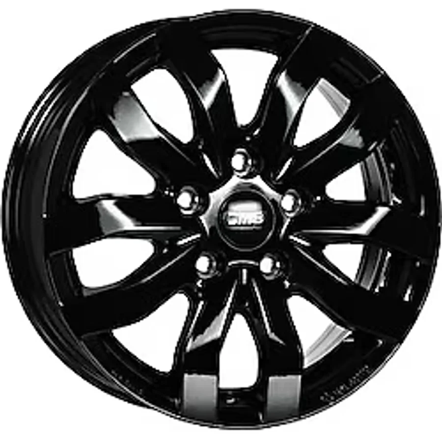 Cms-986-03 6.5x16-5x120 Et52 65.1 Complete Black Gloss Jant 4 Adet