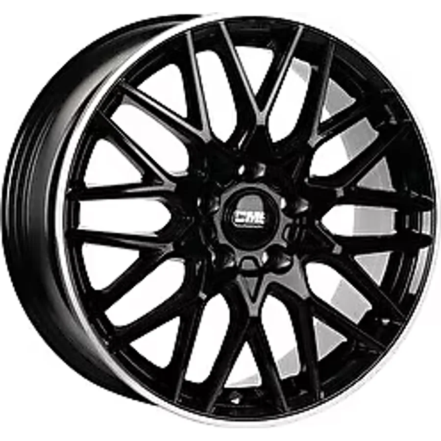 CMS CMS-1062-01 7.0x17 "-5x112 ET40 66.5 Diamond Rim Black Gloss Jant 4 Adet