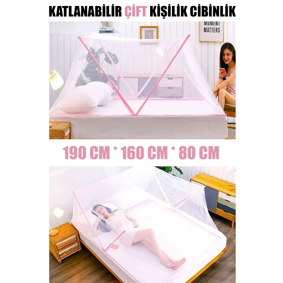 CMT KATLANABİLİR ÇİFT KİŞİLİK CİBİNLİK