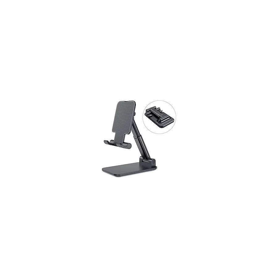 CMT Katlanabilir Masaüstü Telefon Tutucu Stand Siyah