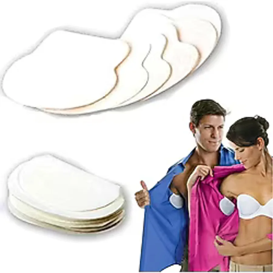 CNGZSHOP Koltuk Altı Ter ve Koku Önleyici Ped Underarm Shield Ter Pedi Emici Yapraklar 12 Adet