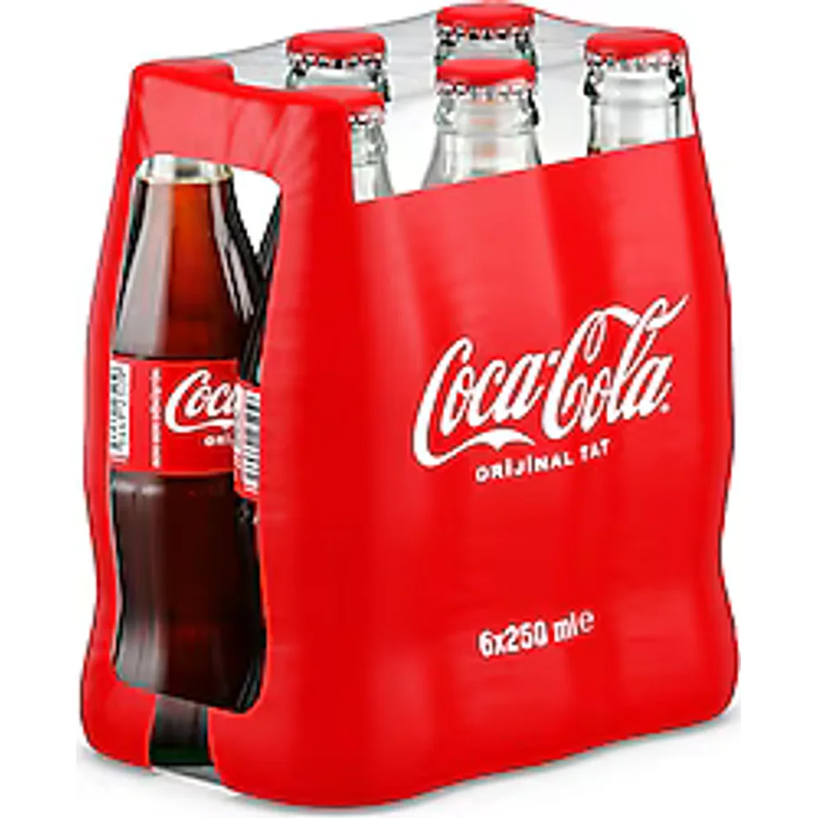 Coca Cola 6x250 ml Cam Şişe