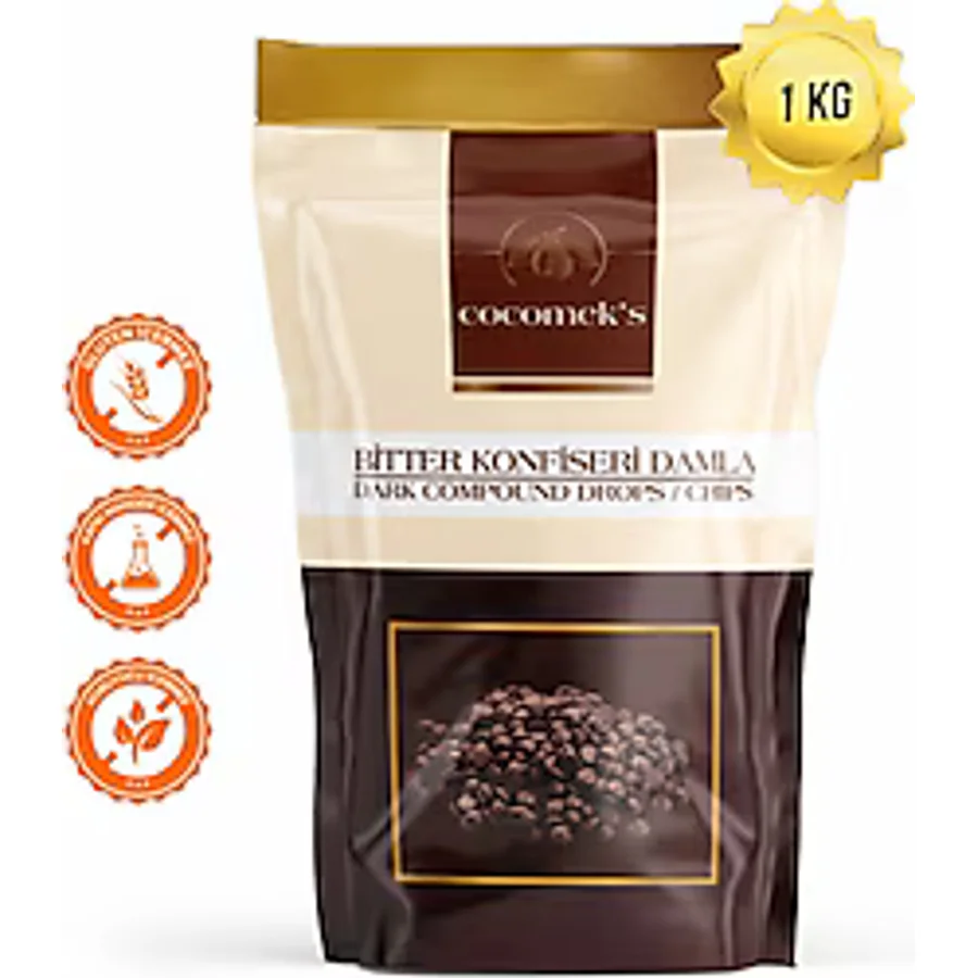 Cocomeks Bitter Damla Çikolata 1 kg