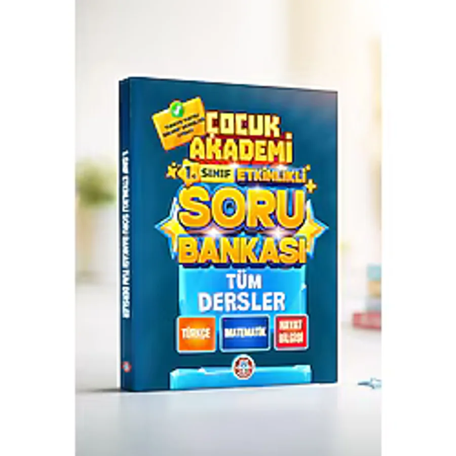 Çocuk Akademi 1. sınıf Etkinlikli Soru Bankası Tüm Dersler