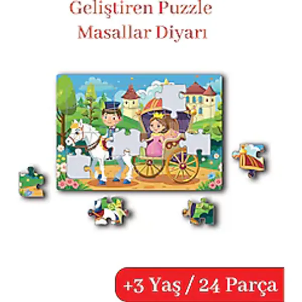 Çocuk Akademi Puzzle Masallar Diyarı