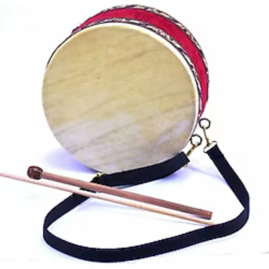 Çocuk Davulu Hayvan Derili 17cm +2 Tokmak