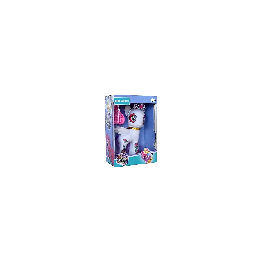 Çocuk Gelişim Oyuncaklar Happy Horse Karakter Ve Tac Tarak Seti Beyaz + Hediye Cüzdan Kız Erkek Çocu