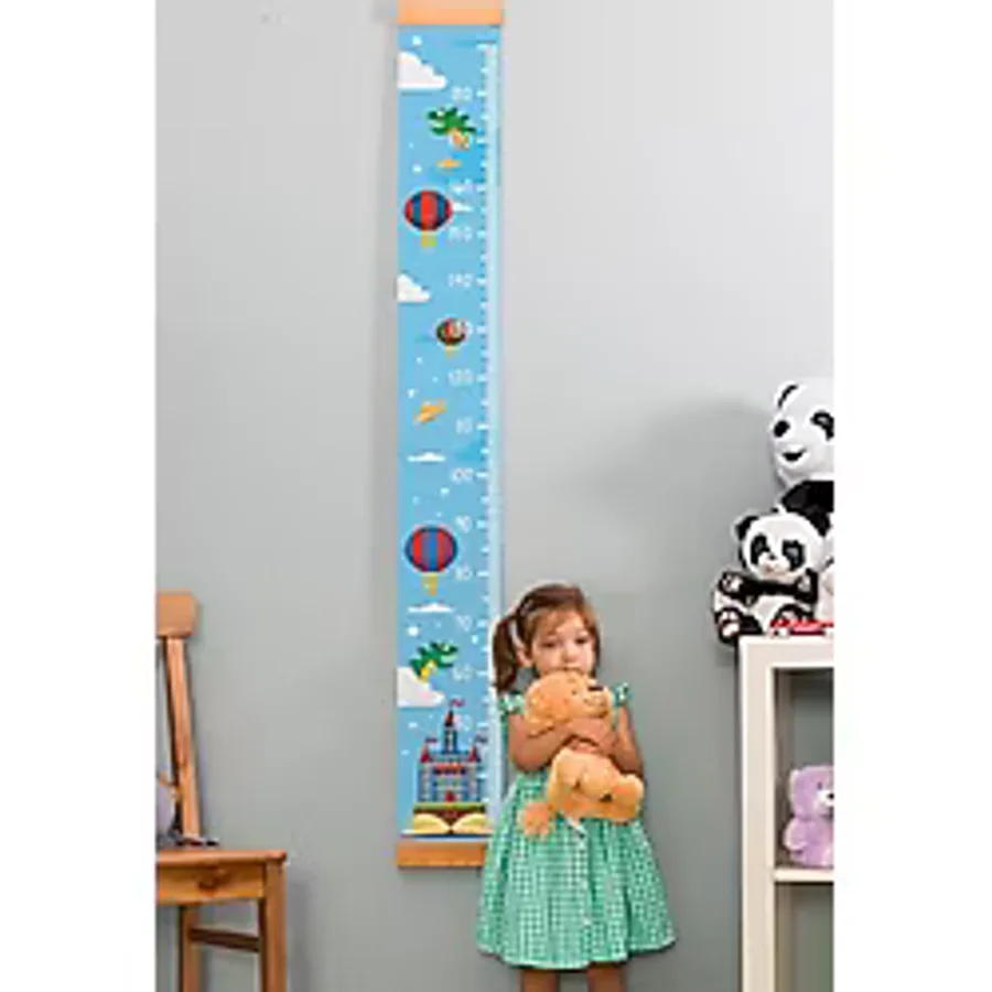 Çocuk Odası Masal Dünyası Duvar Boy Ölçme Cetveli 170x20 cm